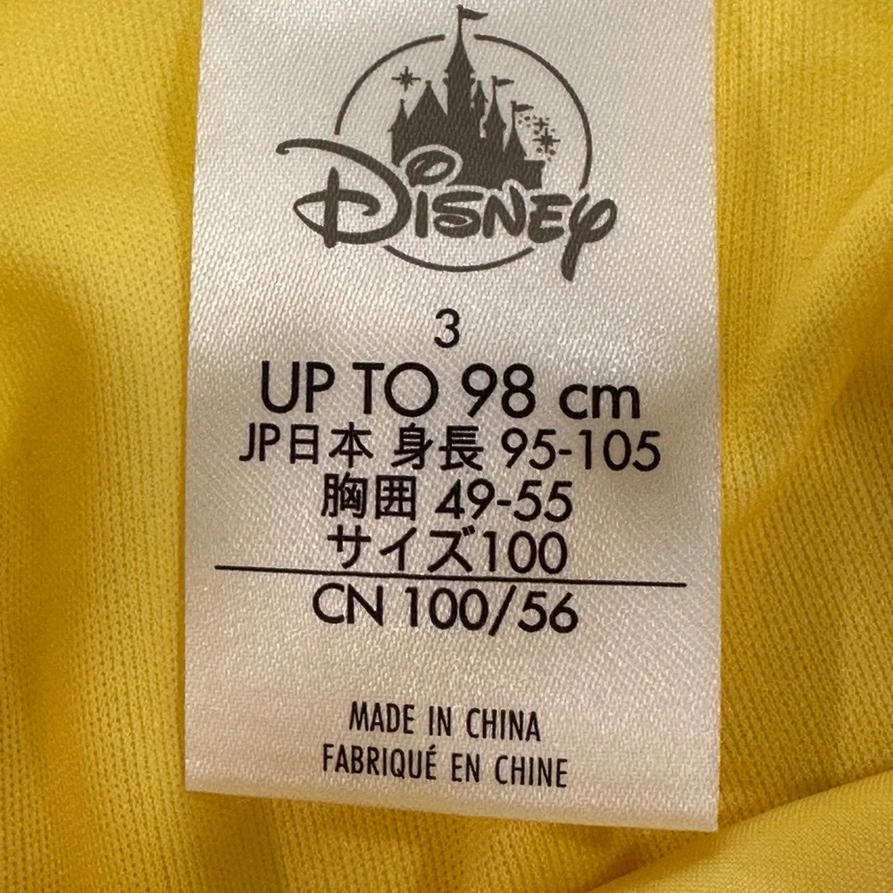 Disney Belle Beauty and the Beast Costume Kids Size 3 Yellow Sequin | Princess - Picture 7 of 10